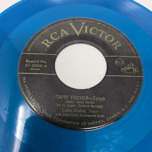 Leslie Chabay Unter Der Roten Laterne Von St. Pauli / Capri Fischer 7" German - Picture 2 of 13